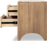 Brentwood Brioche Two Drawer Nightstand w/CM - Ornate Home