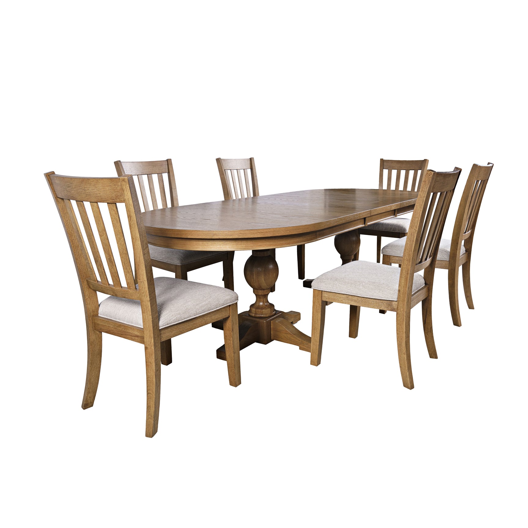 Brentwood Cascade Oak 102 Dining Table - Ornate Home