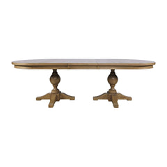 Brentwood Cascade Oak 102 Dining Table w/ 4 Slat Back Chairs - Ornate Home