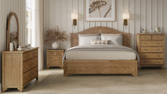 Brentwood Cascade Oak 3-Piece King Bedroom Set - Ornate Home