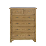 Brentwood Cascade Oak 6 Drawer Chest - Ornate Home