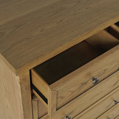 Brentwood Cascade Oak 6 Drawer Chest - Ornate Home