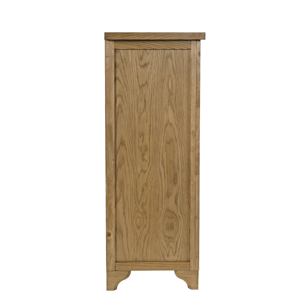 Brentwood Cascade Oak 6 Drawer Chest - Ornate Home