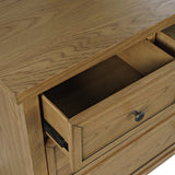 Brentwood Cascade Oak 7 Drawer Dresser - Ornate Home