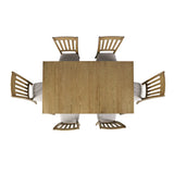 Brentwood Cascade Oak 72 Extension Table - Ornate Home