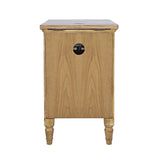Brentwood Cascade Oak Cabinet Power Chairside Cabinet - Ornate Home