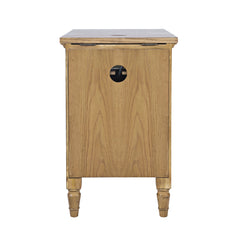 Brentwood Cascade Oak Cabinet Power Chairside Cabinet - Ornate Home