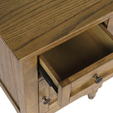 Brentwood Cascade Oak Cabinet Power Chairside Cabinet - Ornate Home