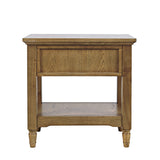 Brentwood Cascade Oak Chairside Table - Ornate Home