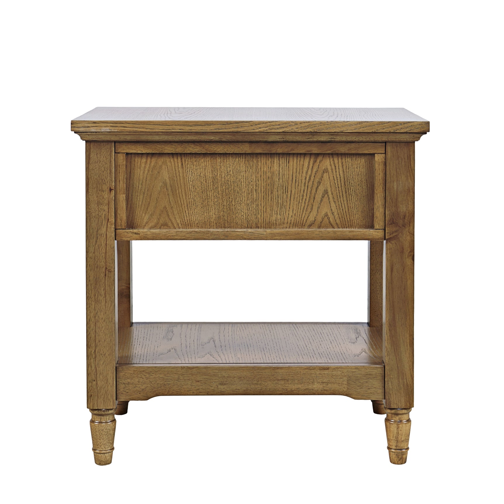 Brentwood Cascade Oak Chairside Table - Ornate Home