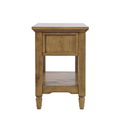 Brentwood Cascade Oak Chairside Table - Ornate Home