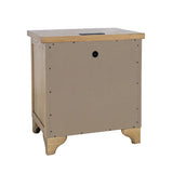 Brentwood Cascade Oak Power Nightstand - Ornate Home