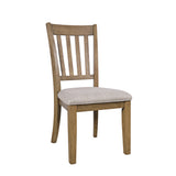 Brentwood Cascade Oak Slatback Chair (Set of 2) - Ornate Home