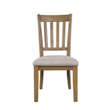 Brentwood Cascade Oak Slatback Chair (Set of 2) - Ornate Home