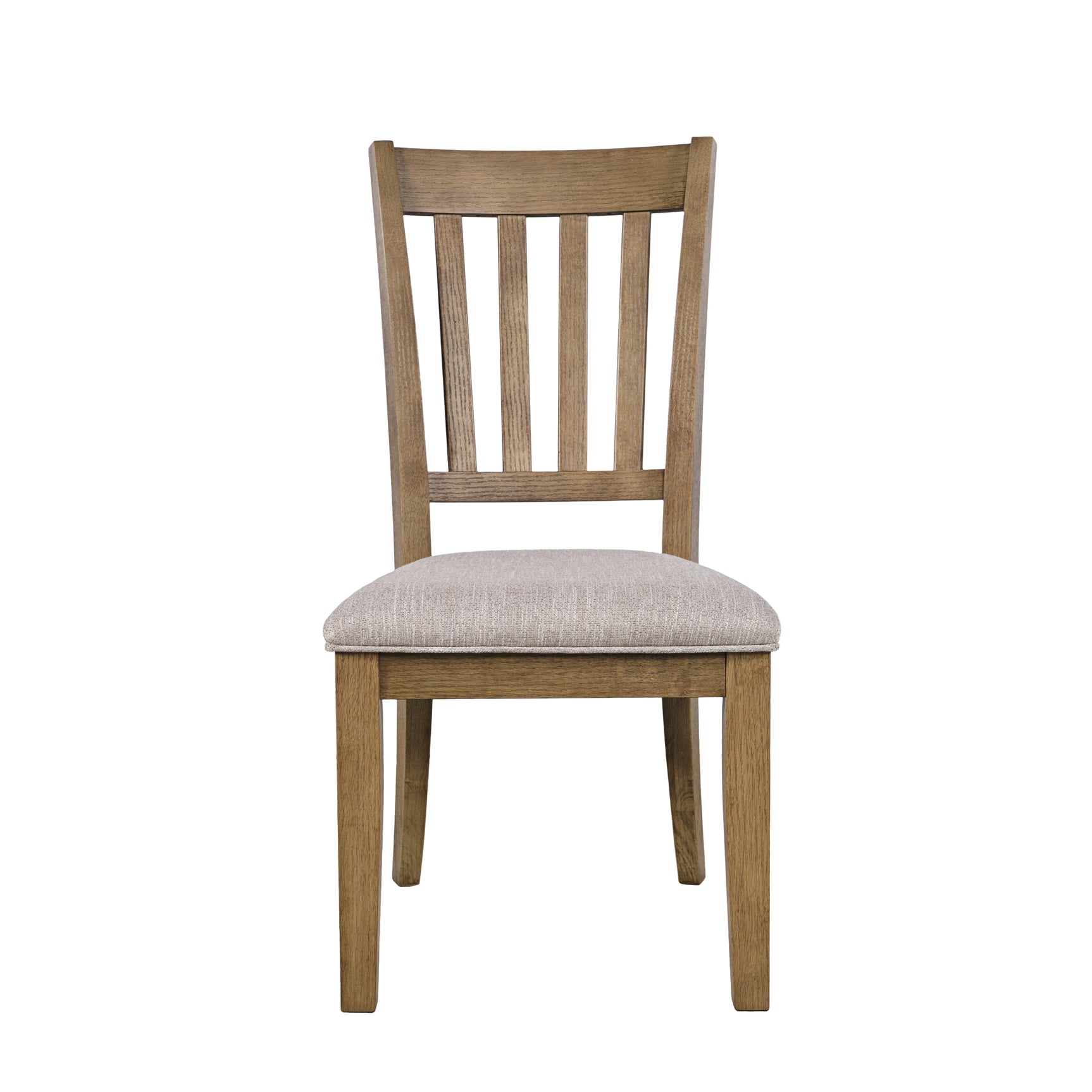 Brentwood Cascade Oak Slatback Chair (Set of 2) - Ornate Home