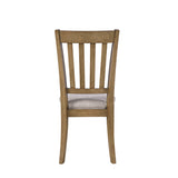 Brentwood Cascade Oak Slatback Chair (Set of 2) - Ornate Home