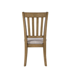Brentwood Cascade Oak Slatback Chair (Set of 2) - Ornate Home