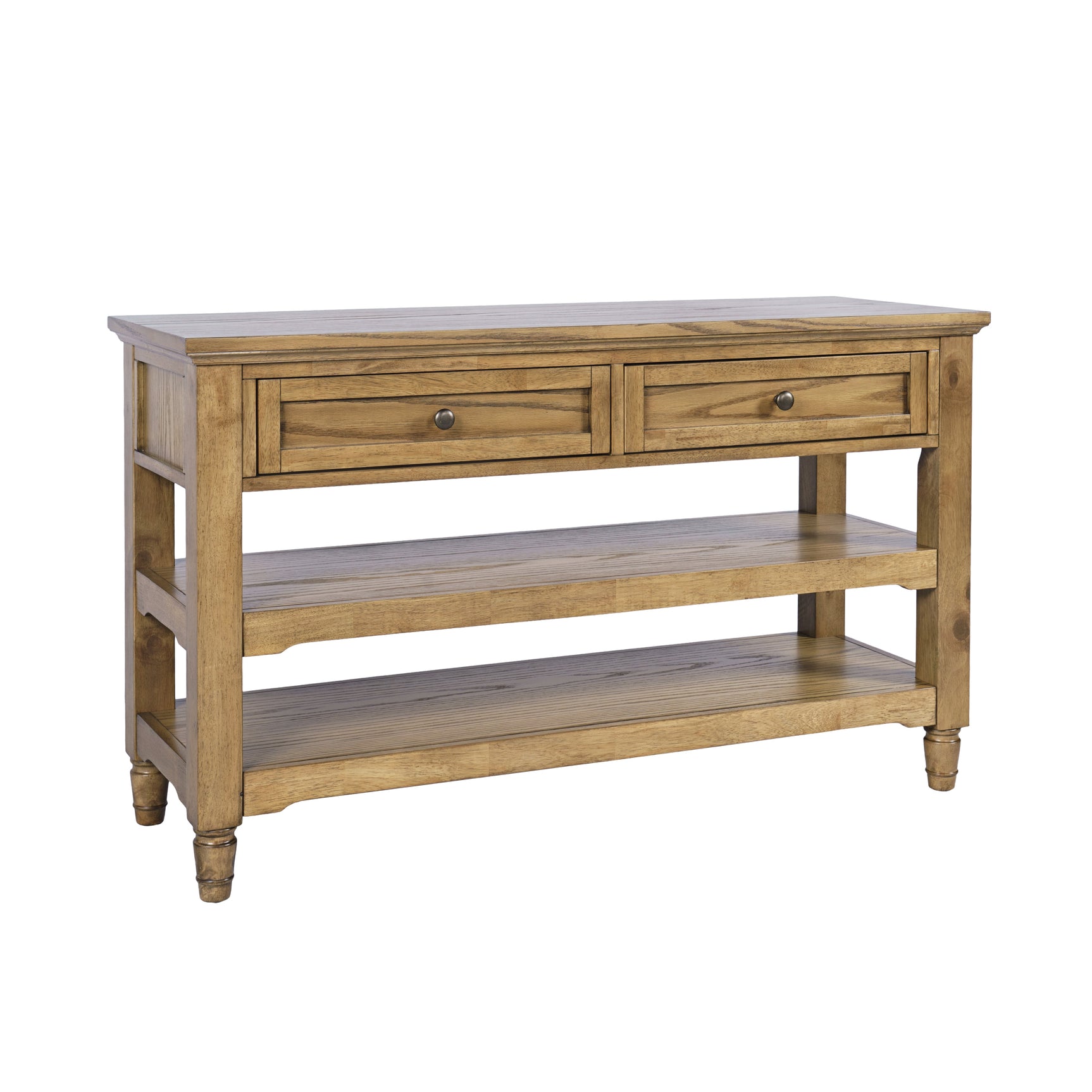 Brentwood Cascade Oak Sofa Table - Ornate Home
