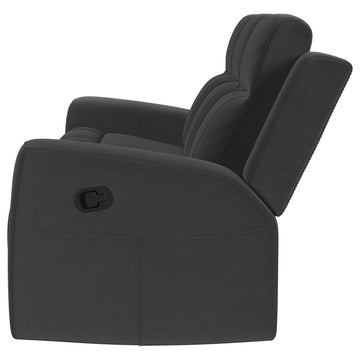 Brentwood Dark Charcoal Reclining Sofa - Ornate Home
