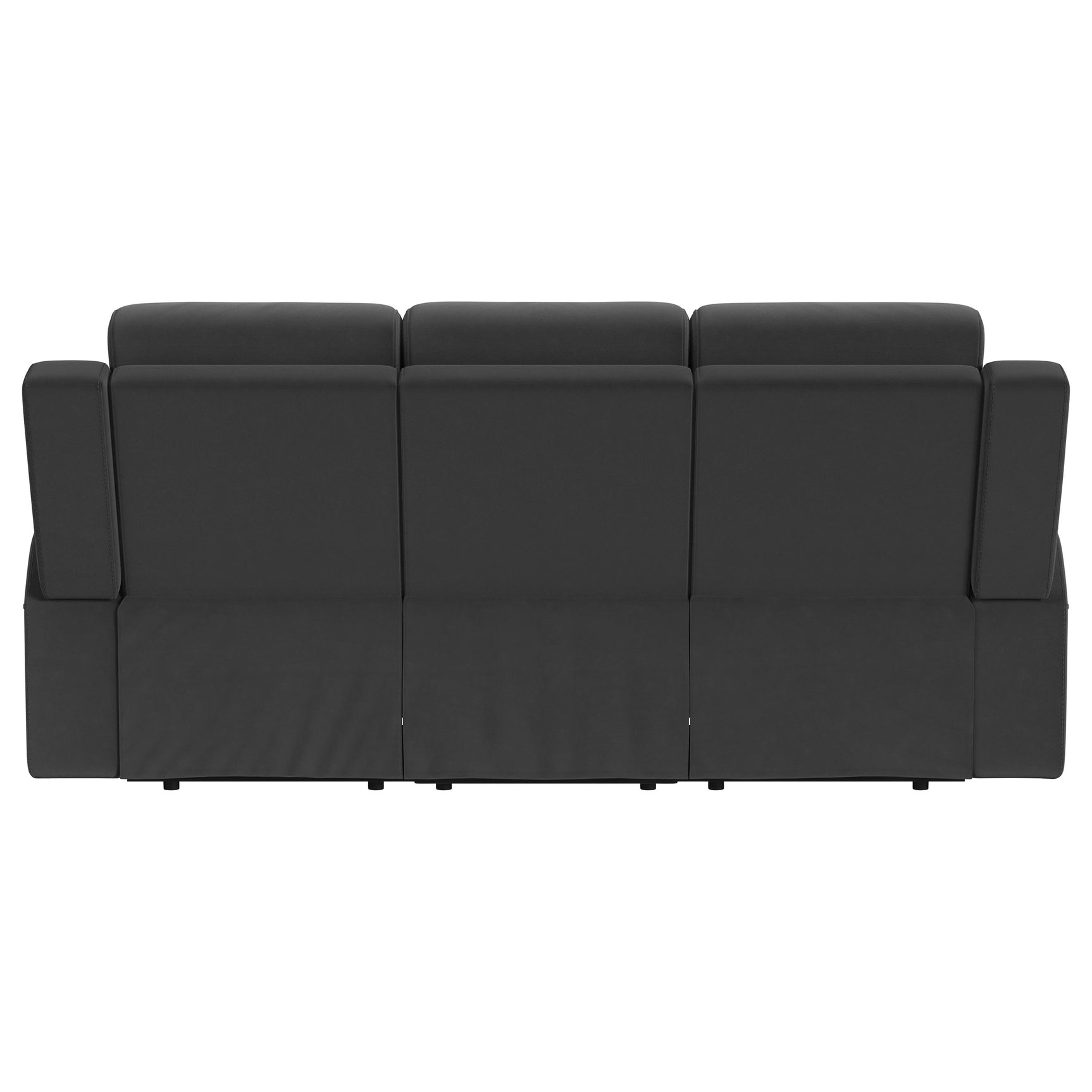 Brentwood Dark Charcoal Reclining Sofa - Ornate Home