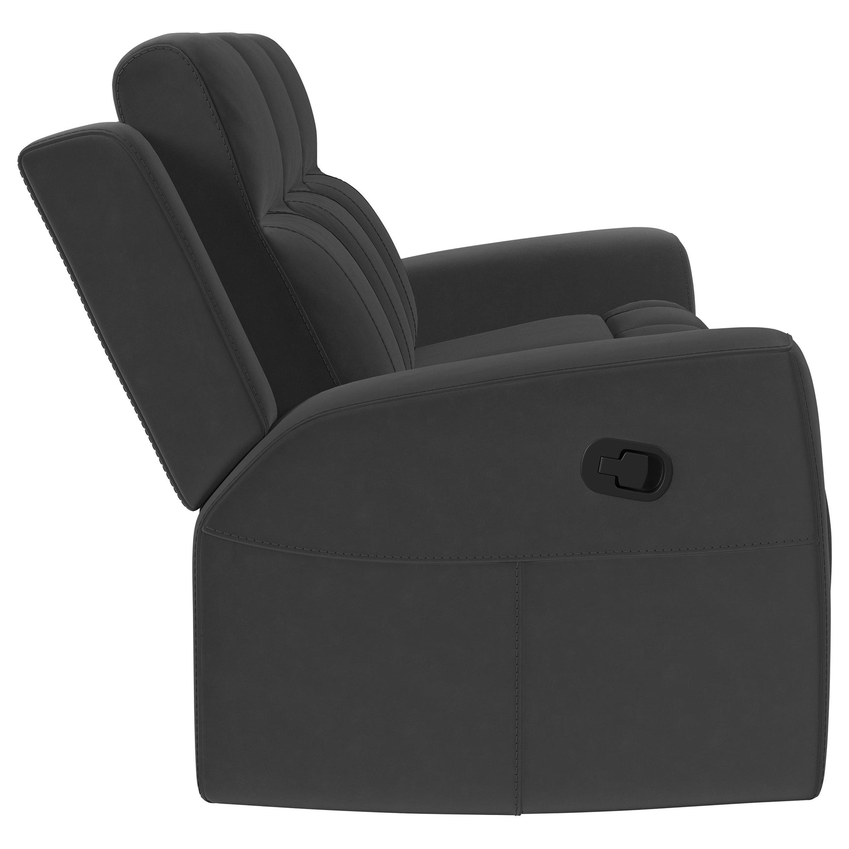 Brentwood Dark Charcoal Reclining Sofa - Ornate Home