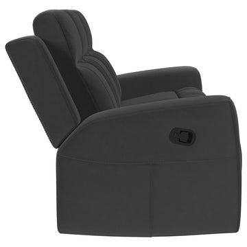Brentwood Dark Charcoal Reclining Sofa - Ornate Home