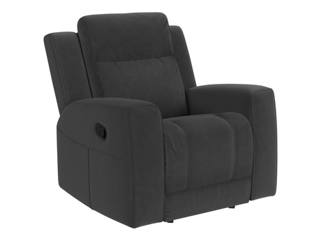 Brentwood Dark Charcoal Rocker Recliner - Ornate Home