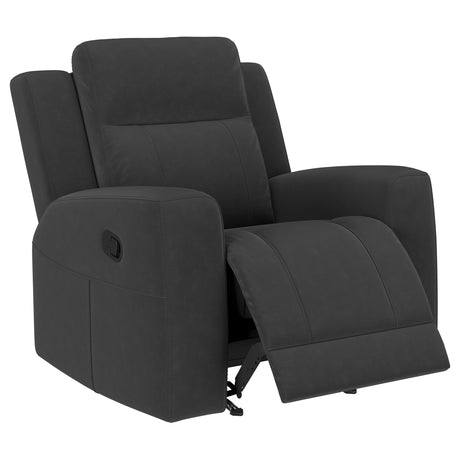 Brentwood Dark Charcoal Rocker Recliner - Ornate Home