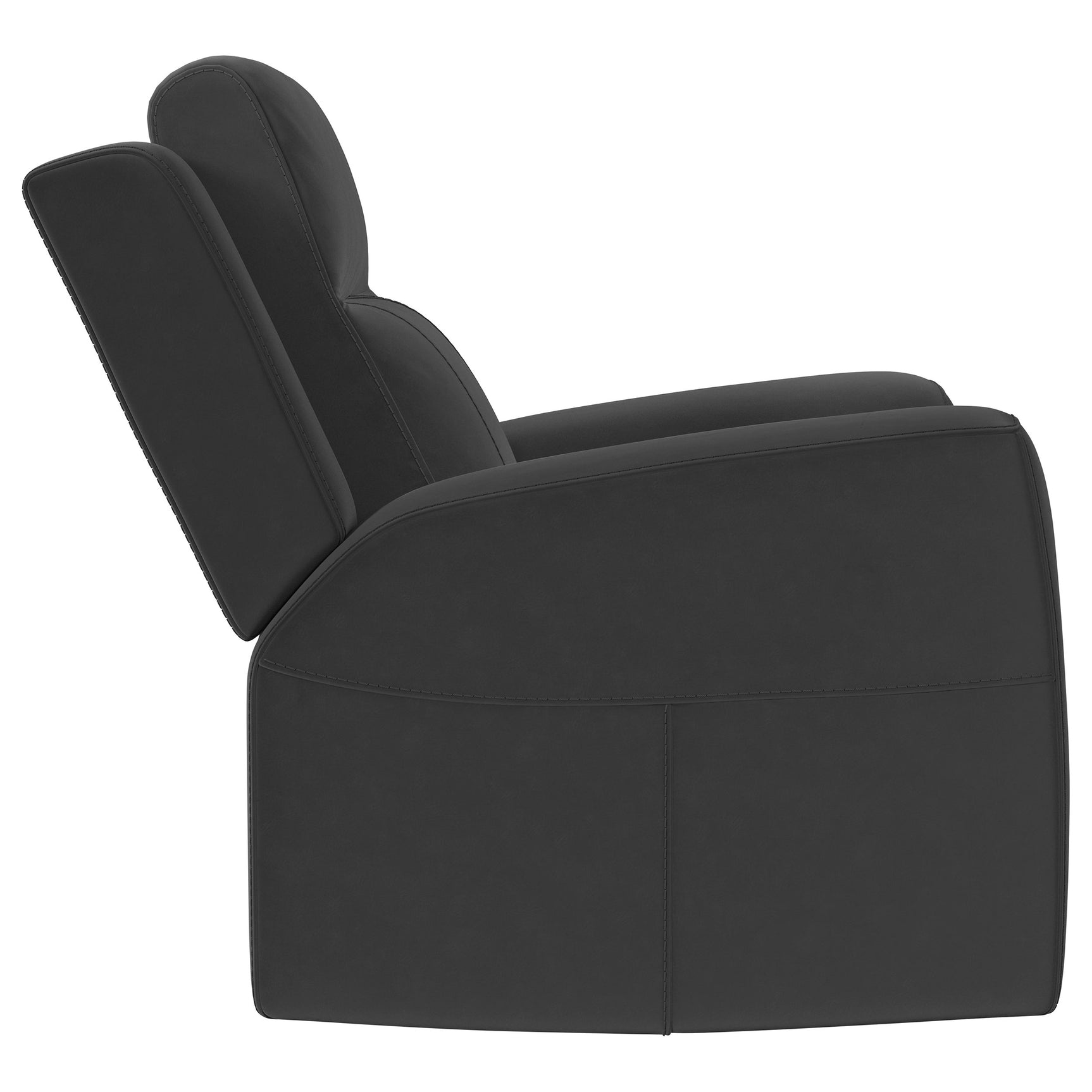 Brentwood Dark Charcoal Rocker Recliner - Ornate Home