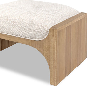 Brentwood Harvest Weave/Brioche Ottoman - Ornate Home