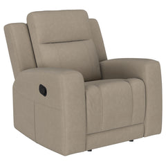 Brentwood Taupe 3-piece Upholstered Reclining Sofa Set - Ornate Home
