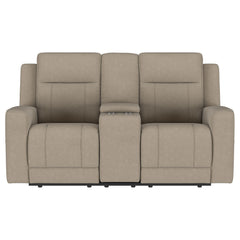 Brentwood Taupe Reclining Loveseat - Ornate Home