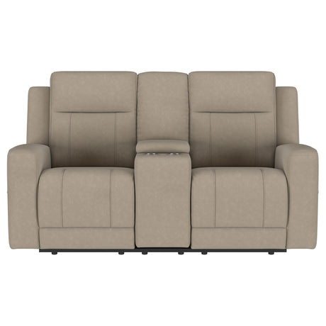 Brentwood Taupe Reclining Loveseat - Ornate Home