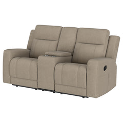 Brentwood Taupe Reclining Loveseat - Ornate Home