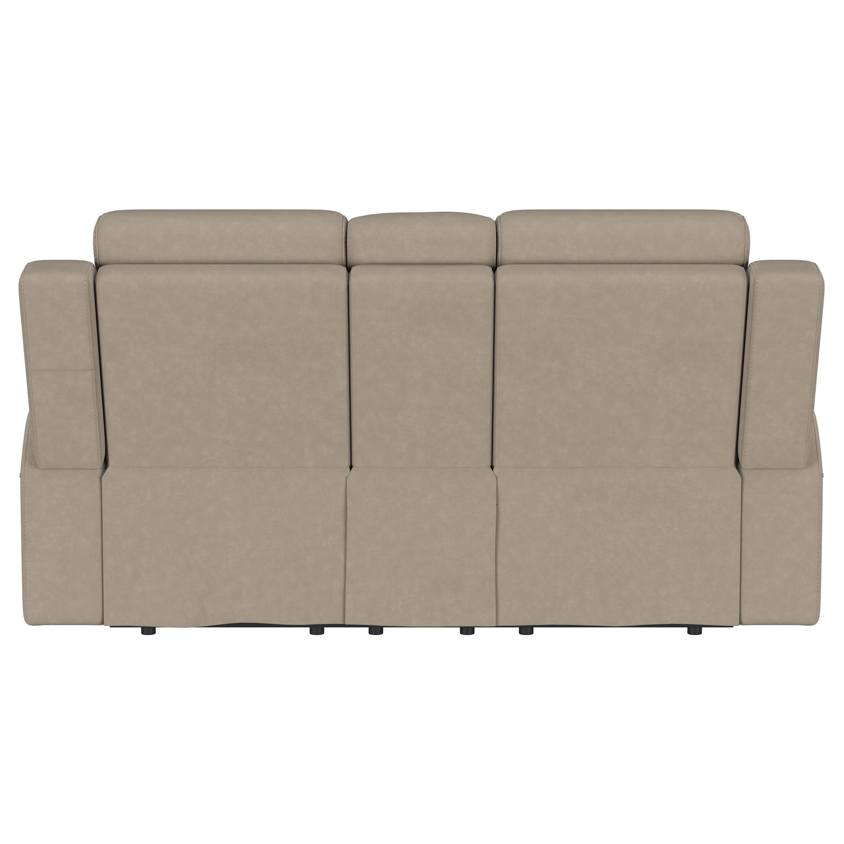 Brentwood Taupe Reclining Loveseat - Ornate Home