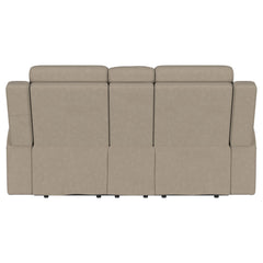 Brentwood Taupe Reclining Loveseat - Ornate Home