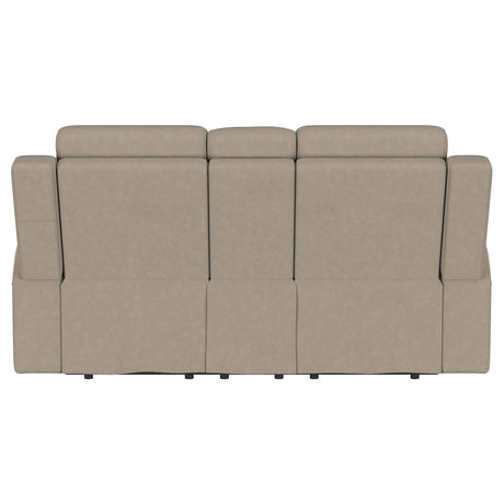 Brentwood Taupe Reclining Loveseat - Ornate Home