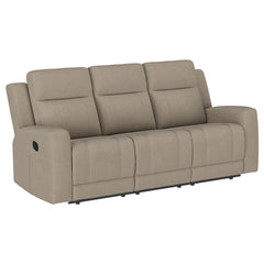 Brentwood Taupe Reclining Sofa - Ornate Home