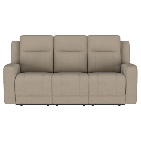 Brentwood Taupe Reclining Sofa - Ornate Home