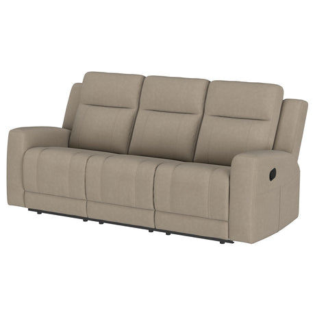 Brentwood Taupe Reclining Sofa - Ornate Home