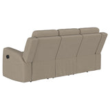 Brentwood Taupe Reclining Sofa - Ornate Home