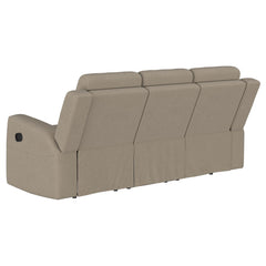 Brentwood Taupe Reclining Sofa - Ornate Home