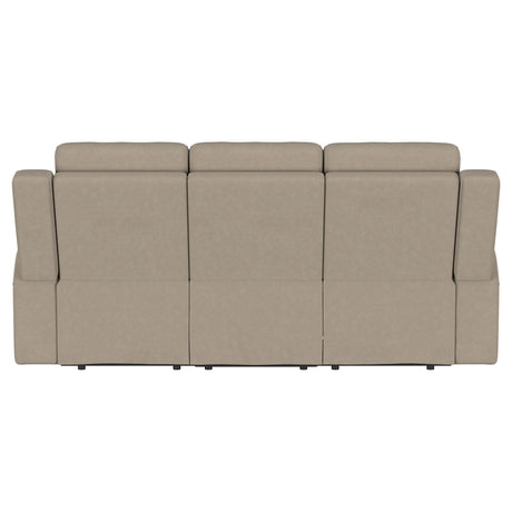 Brentwood Taupe Reclining Sofa - Ornate Home