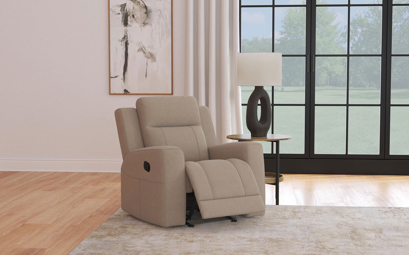 Brentwood Taupe Rocker Recliner - Ornate Home