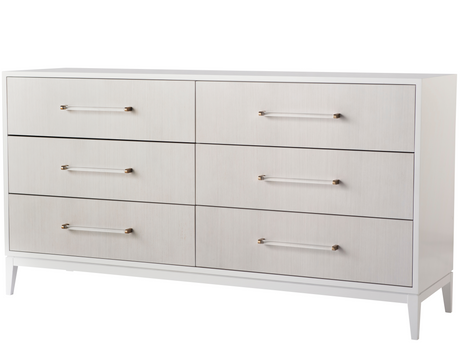 Brentwood White Lacquer Dresser - Ornate Home