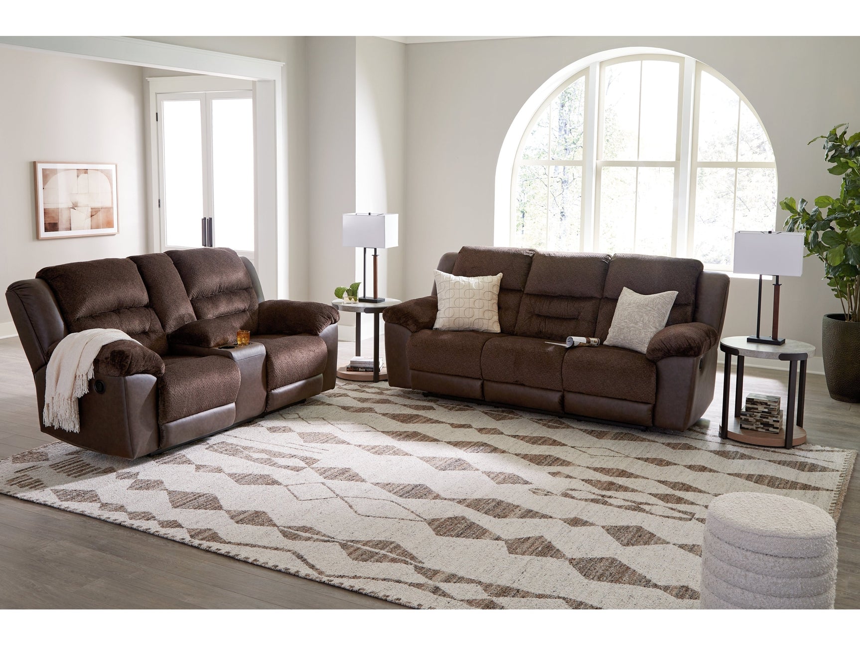 Brettler Beige/Brown Extra Large Rug - Ornate Home