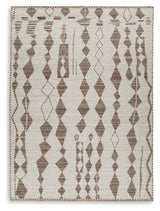 Brettler Beige/Brown Extra Large Rug - Ornate Home