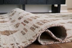 Brettler Beige/Brown Large Rug - Ornate Home