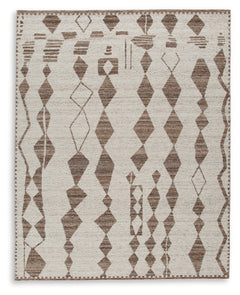 Brettler Beige/Brown Large Rug - Ornate Home