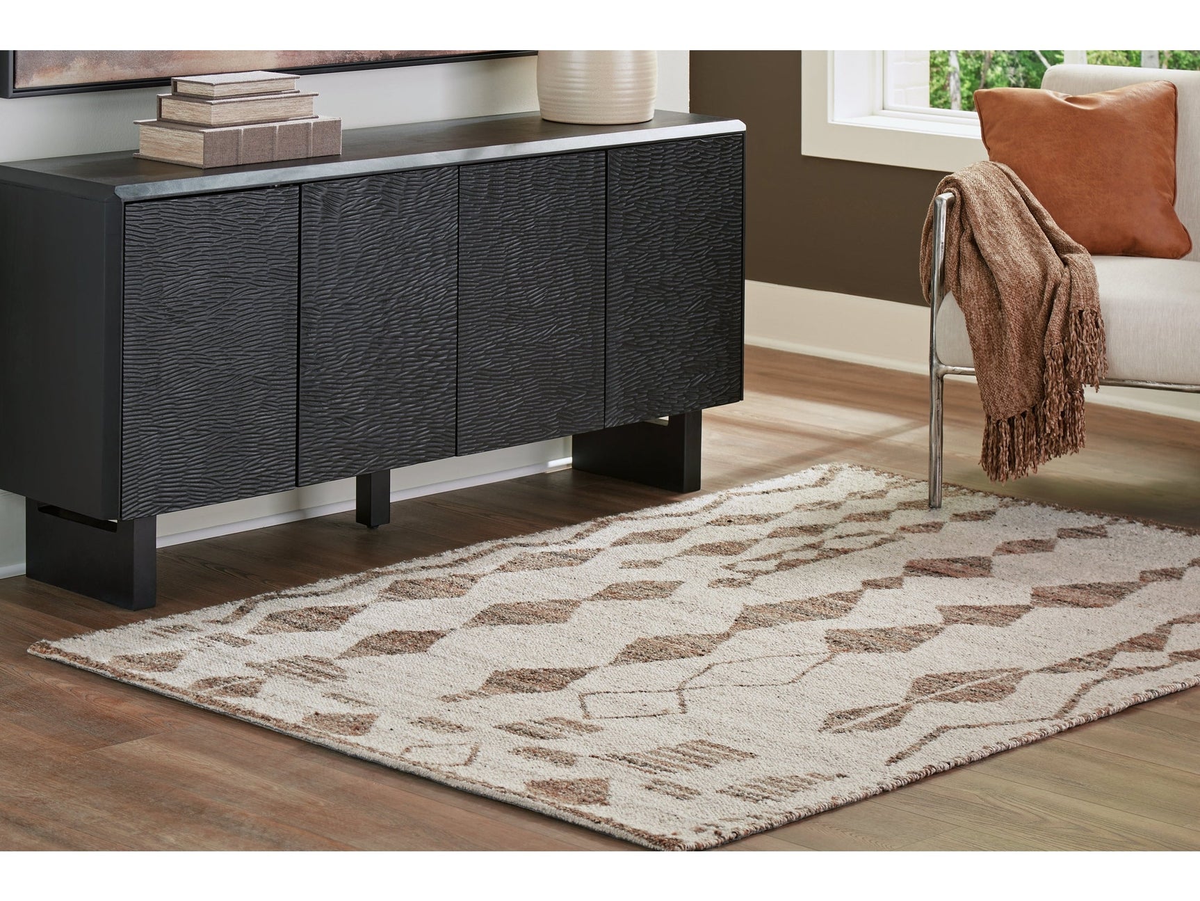 Brettler Beige/Brown Medium Rug (Online Special Price) - Ornate Home